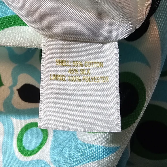 Kate Spade Solar Miriam Sheath Dress Silk Blend Blue Green Size 0 Spring Summer - Picture 10 of 13